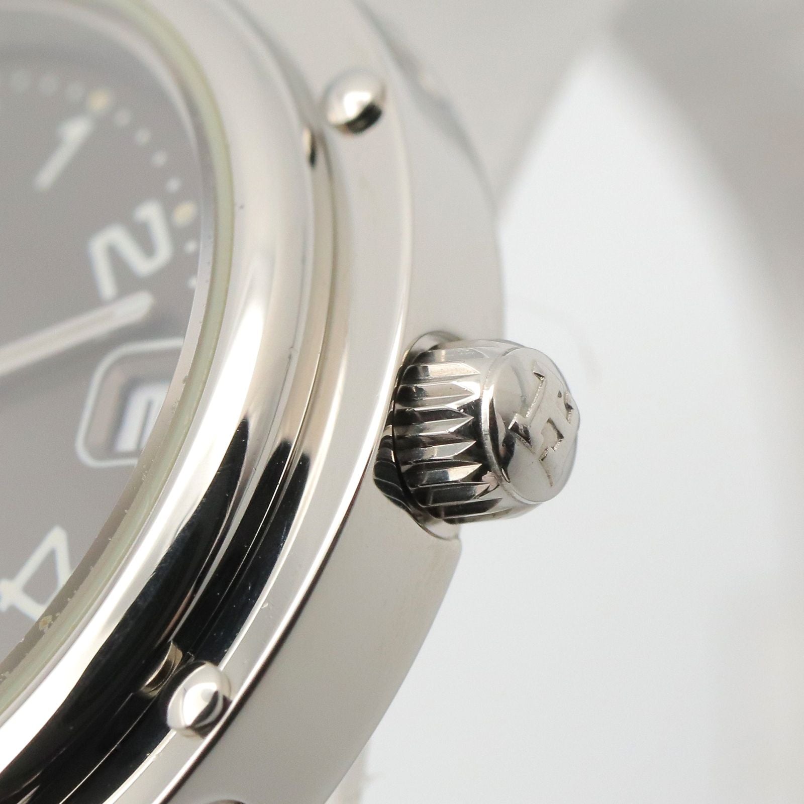 Hermes Watch Clipper Gray Stainless Steel — view 6