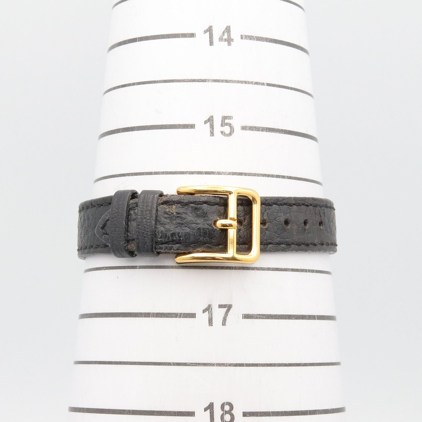Hermes Watch Kelly Black Leather — view 8