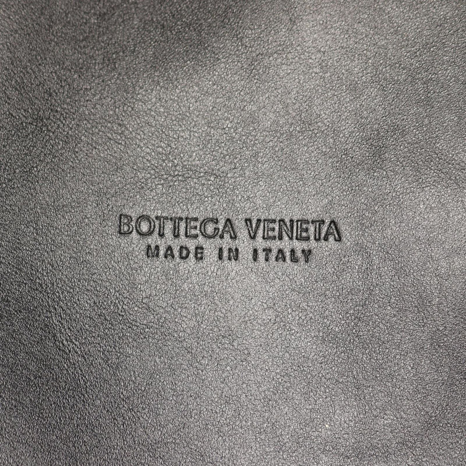 Bottega Veneta Tote Corriere Reversible Khaki Black Canvas Leather Intrecciato — view 4
