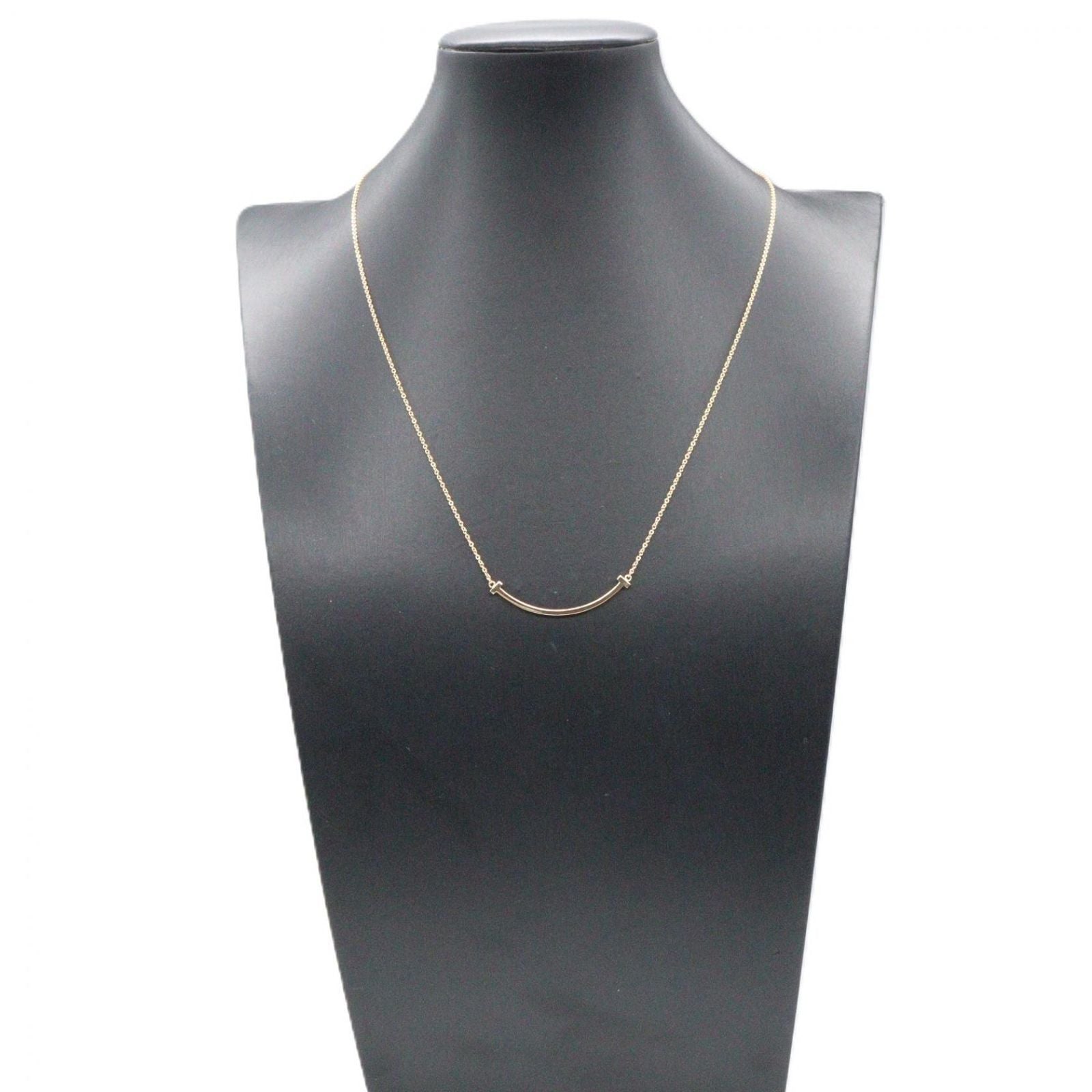 Tiffany & Co Necklace T Smile Small 40.5 cm 18k Pink Gold — view 5