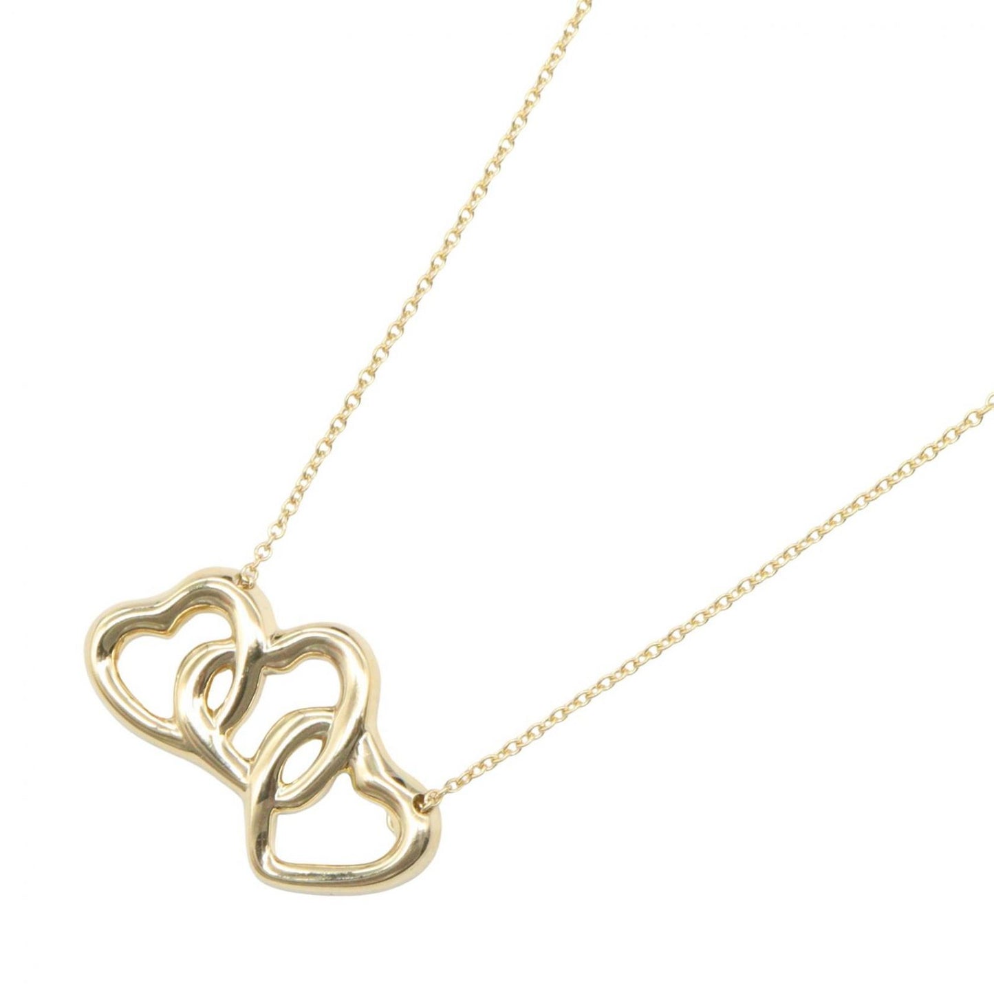 Tiffany & Co Necklace Triple Heart 40.5 cm 18k