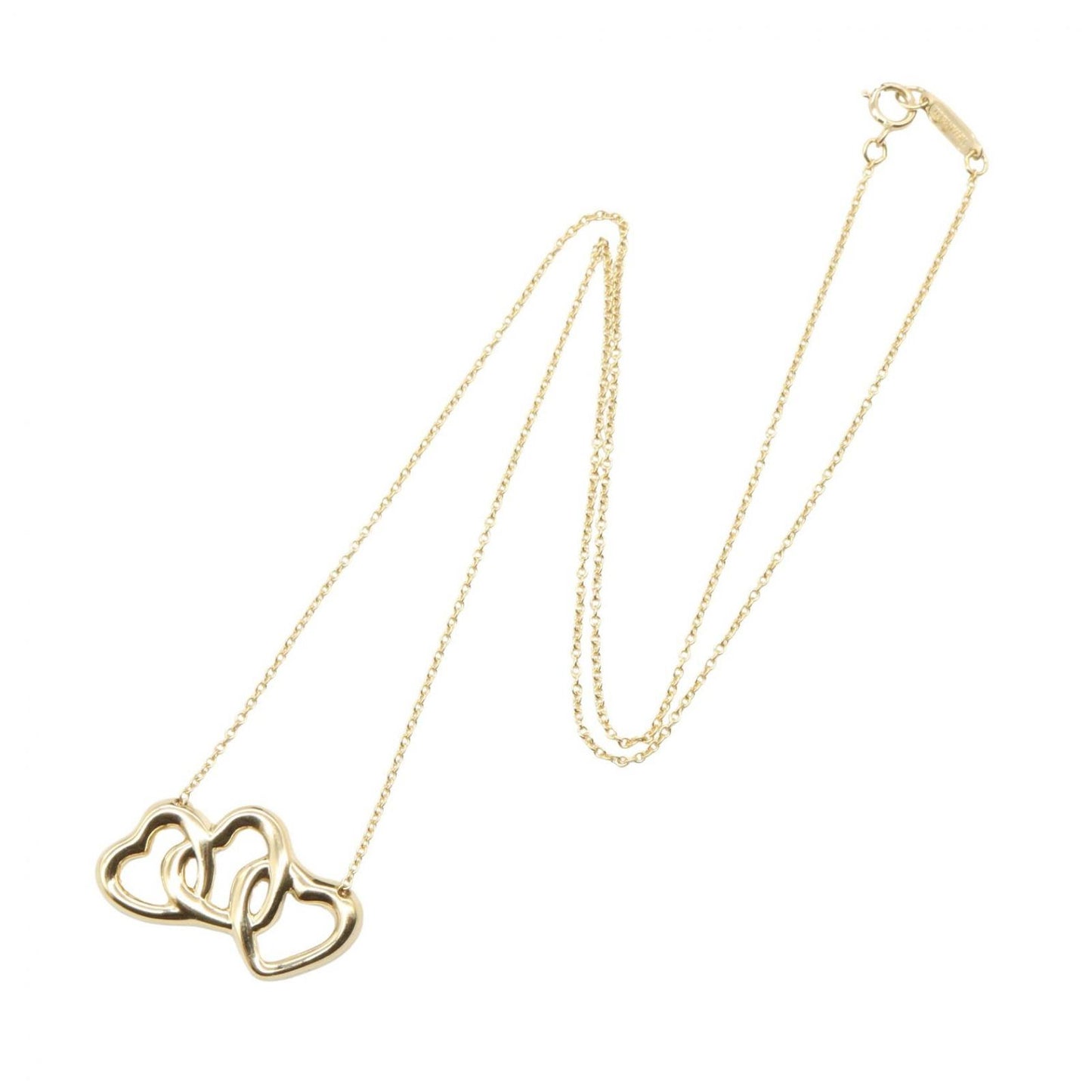 Tiffany & Co Necklace Triple Heart 40.5 cm 18k — view 2