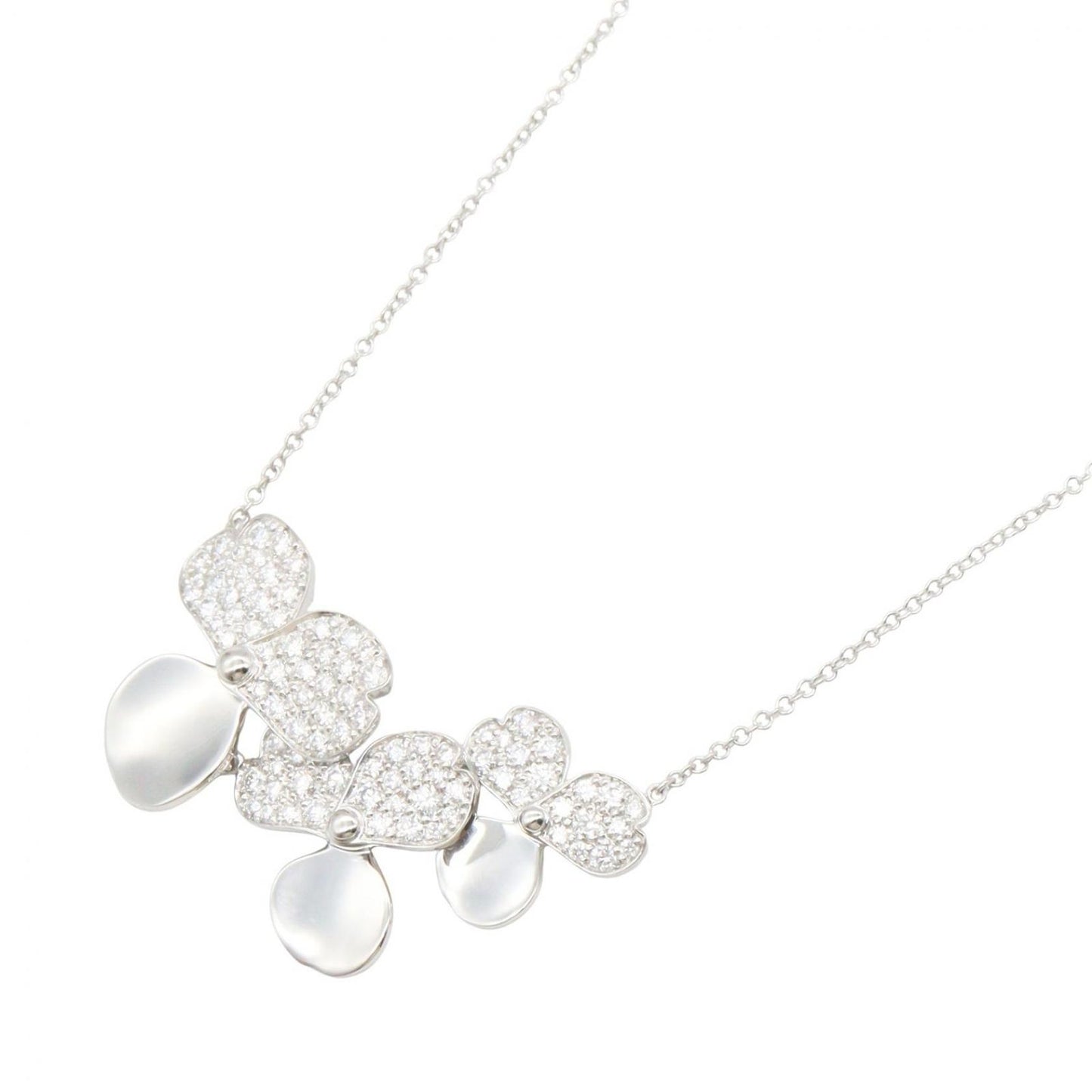 Tiffany & Co Necklace Paper Flower Star Diamond 40.5 cm