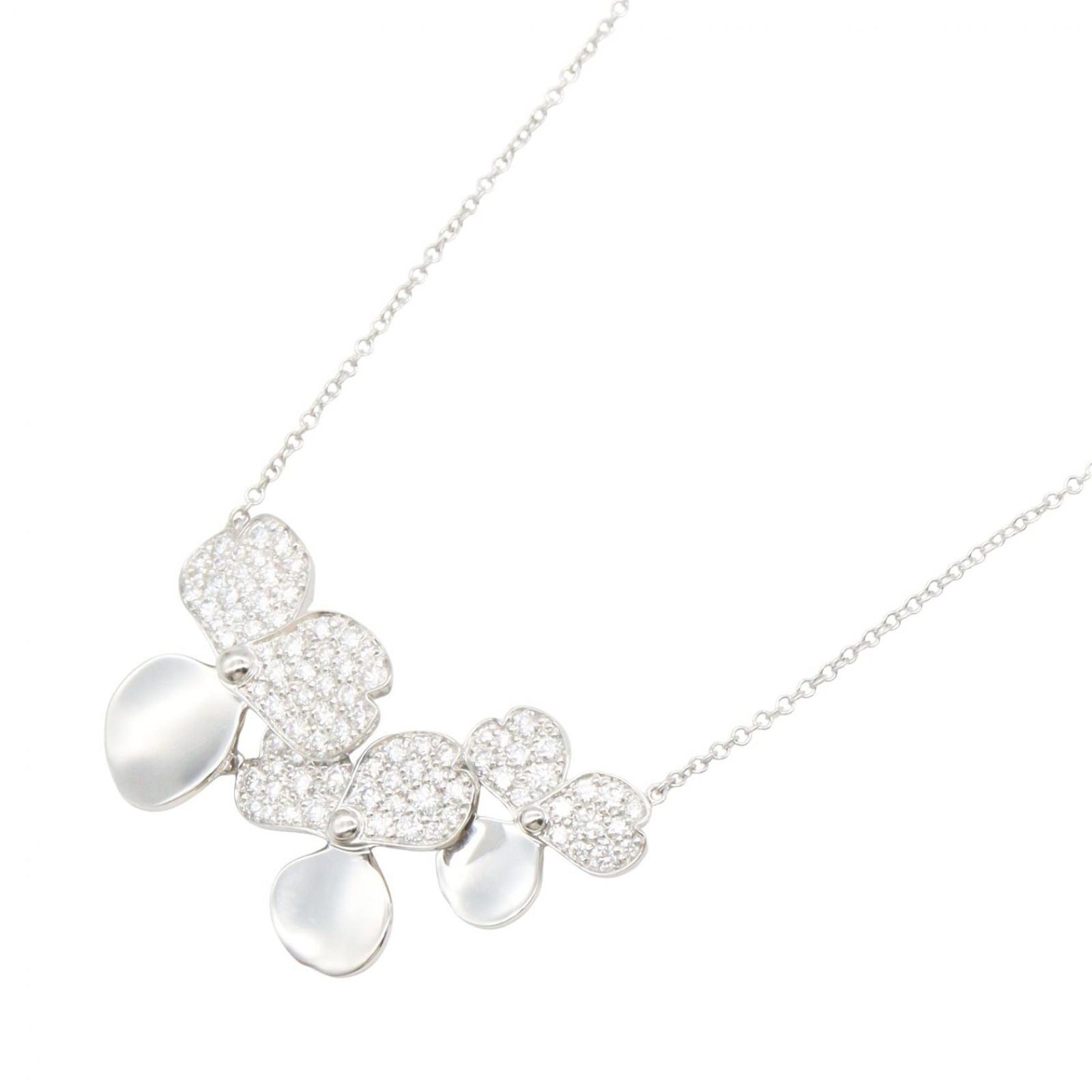 Tiffany & Co Necklace Paper Flower Star Diamond 40.5 cm