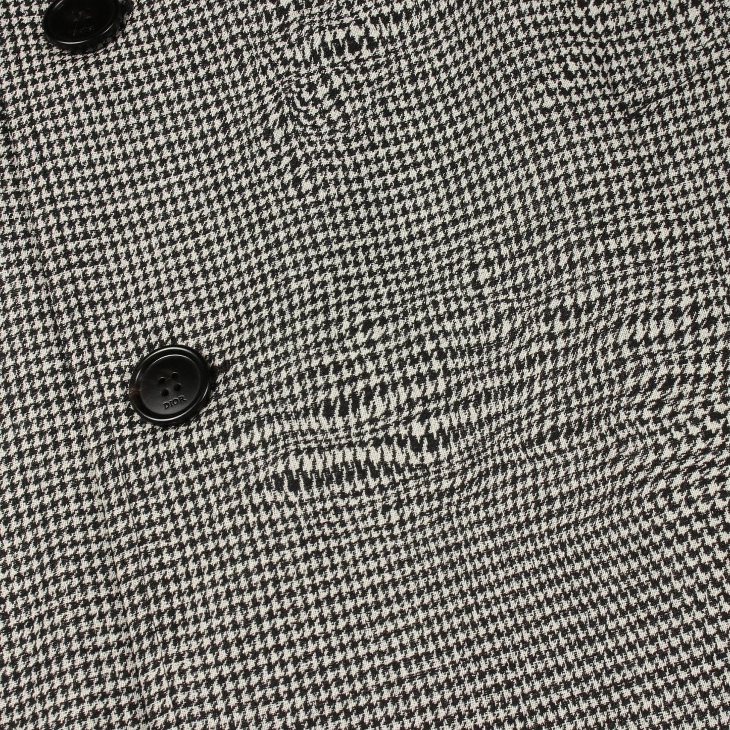 Dior Houndstooth Wool Coat — view 7