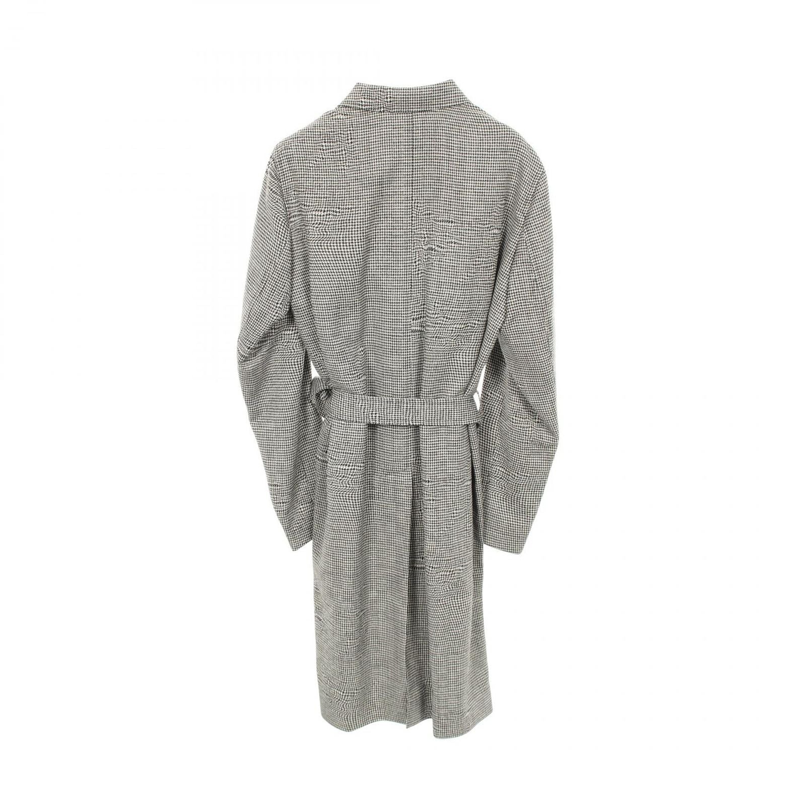 Dior Houndstooth Wool Coat — view 2