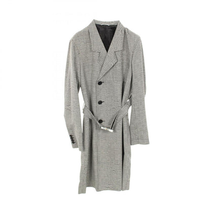 Dior Houndstooth Wool Coat