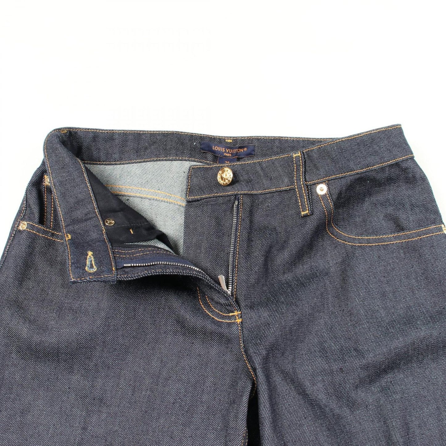 Louis Vuitton Denim Pants Monogram Cotton — view 5