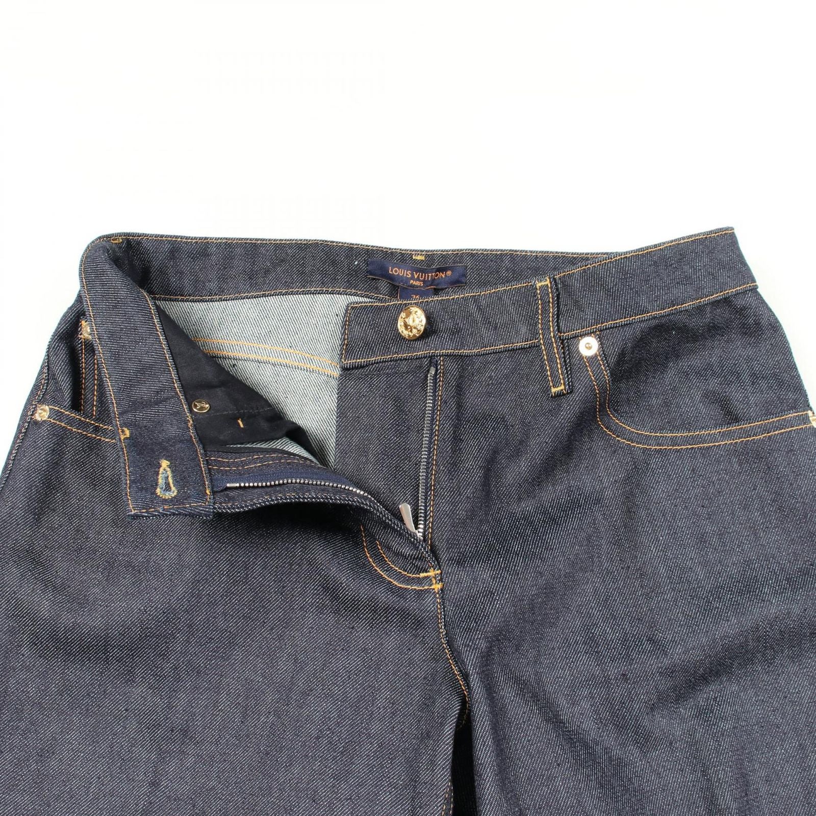 Louis Vuitton Denim Pants Monogram Cotton — view 5