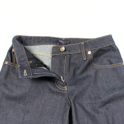 Louis Vuitton Denim Pants Monogram Cotton — view 5