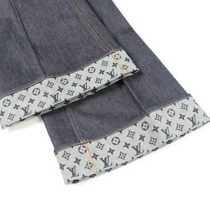 Louis Vuitton Denim Pants Monogram Cotton — view 6