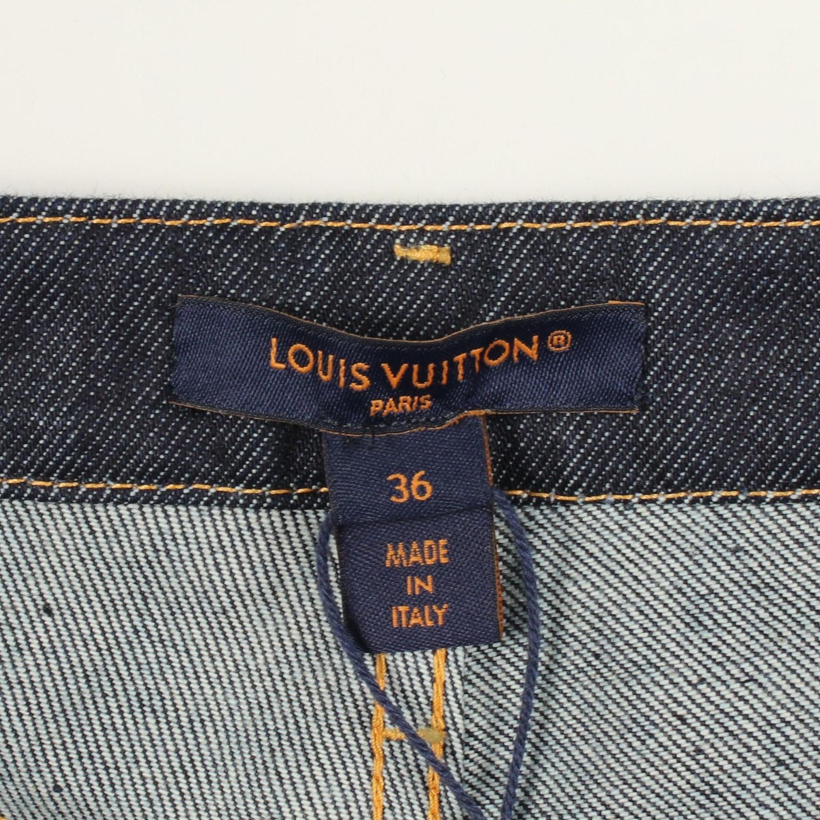 Louis Vuitton Denim Pants Monogram Cotton — view 3