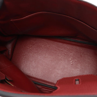 Hermes Handbag Birkin 30 Rouge Ash Leather — view 7