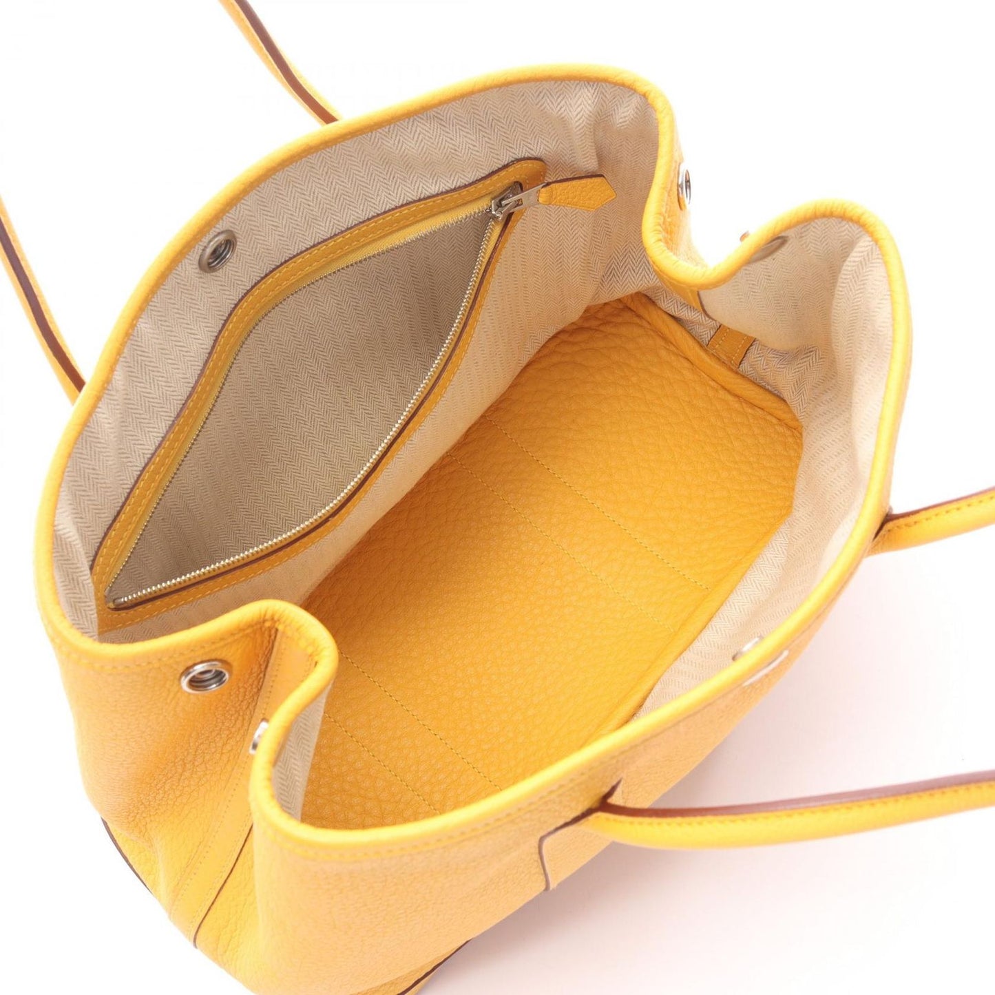Hermes Tote Garden Party TPM Soleil Leather — view 3