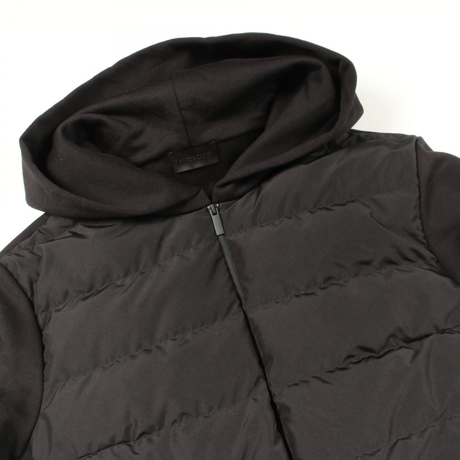 Moncler Down Jacket Hooded Contrast — view 7