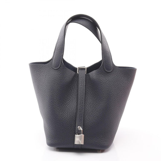 Hermes Handbag Picotin Lock PM Blue New Leather