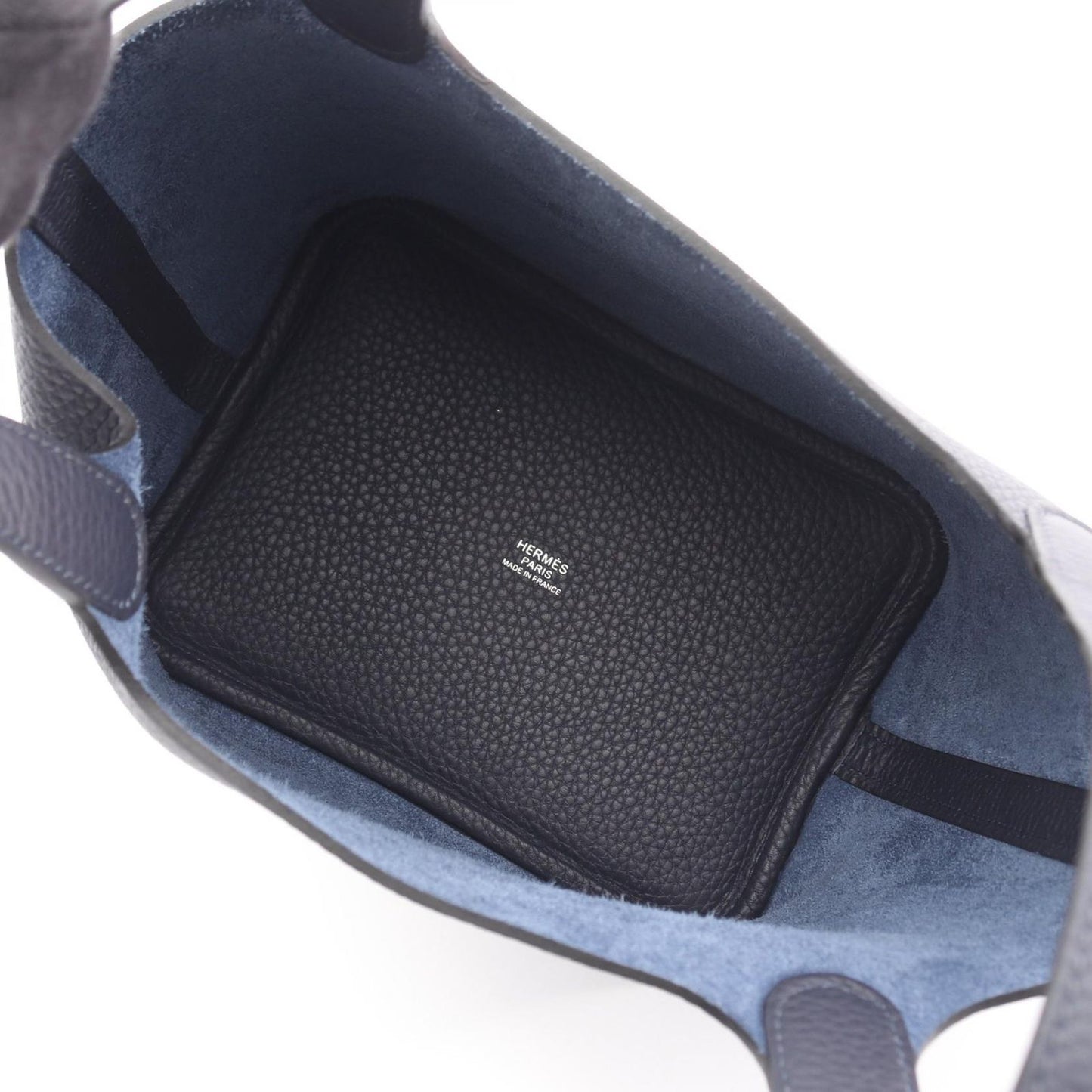 Hermes Handbag Picotin Lock PM Blue New Leather — view 3