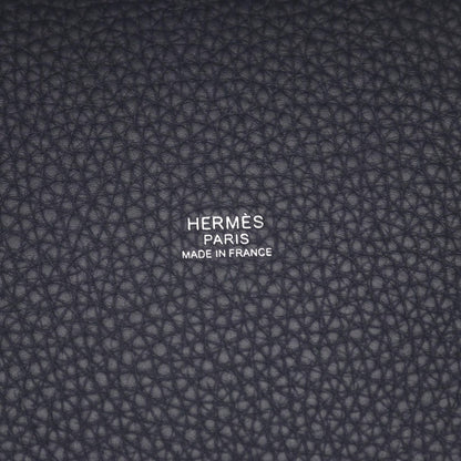 Hermes Handbag Picotin Lock PM Blue New Leather — view 4