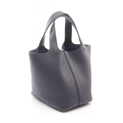 Hermes Handbag Picotin Lock PM Blue New Leather — view 2