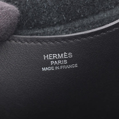 Hermes Handbag in the Loop 18 Black Leather — view 4