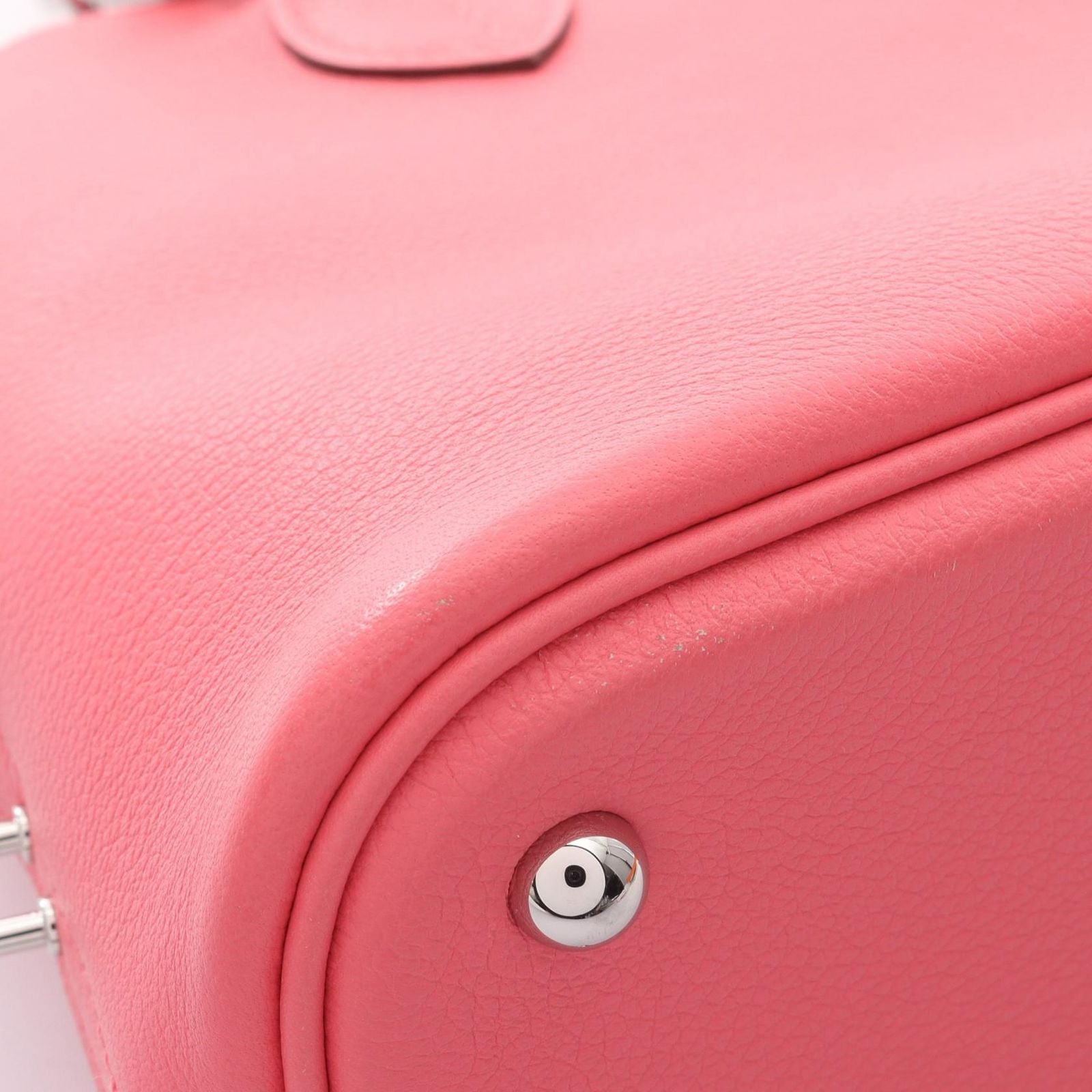 Hermes Handbag Bolide 25 2-Way Rose Azalea Leather — view 7