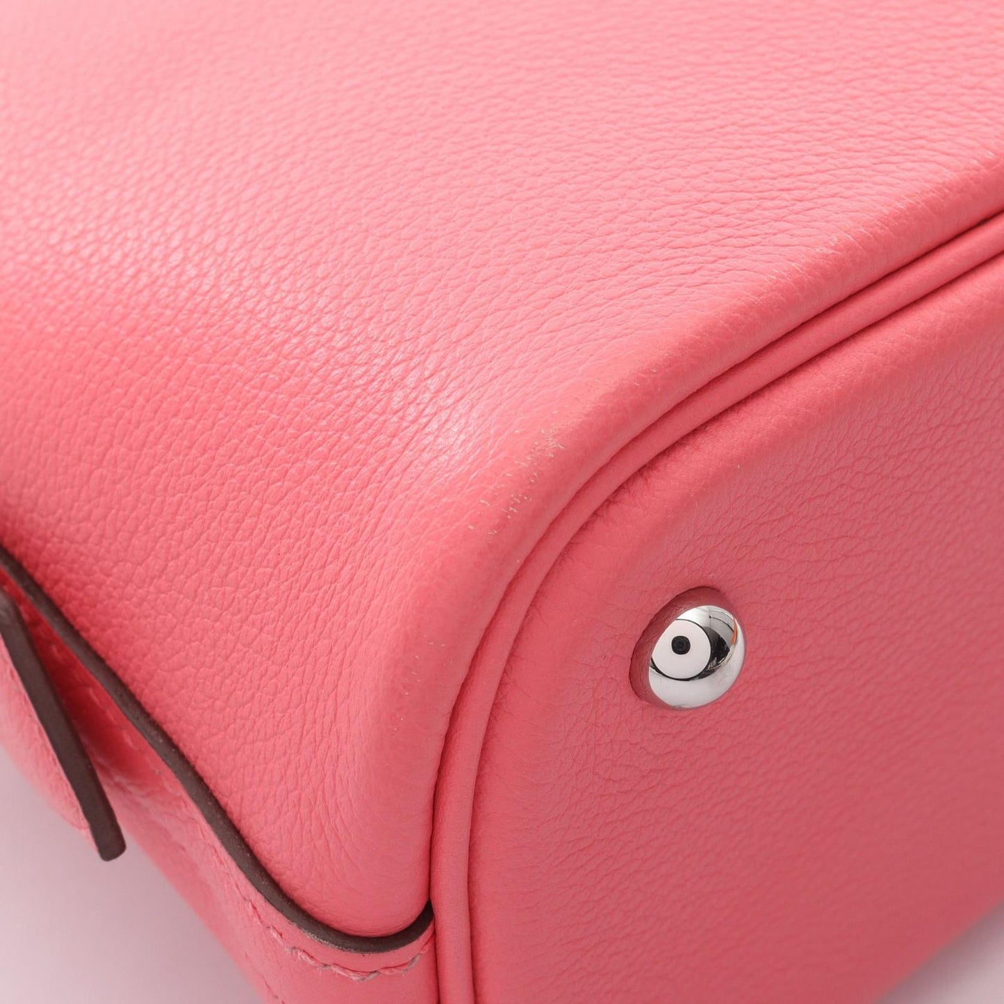 Hermes Handbag Bolide 25 2-Way Rose Azalea Leather — view 6