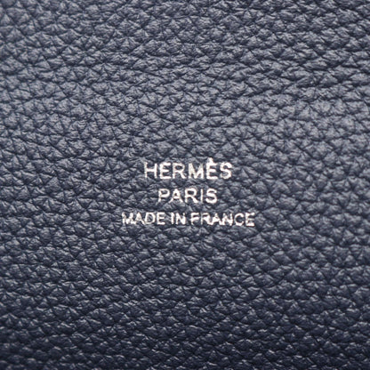 Hermes Shoulder Bag Vido Posh Blue Nuit Leather — view 4