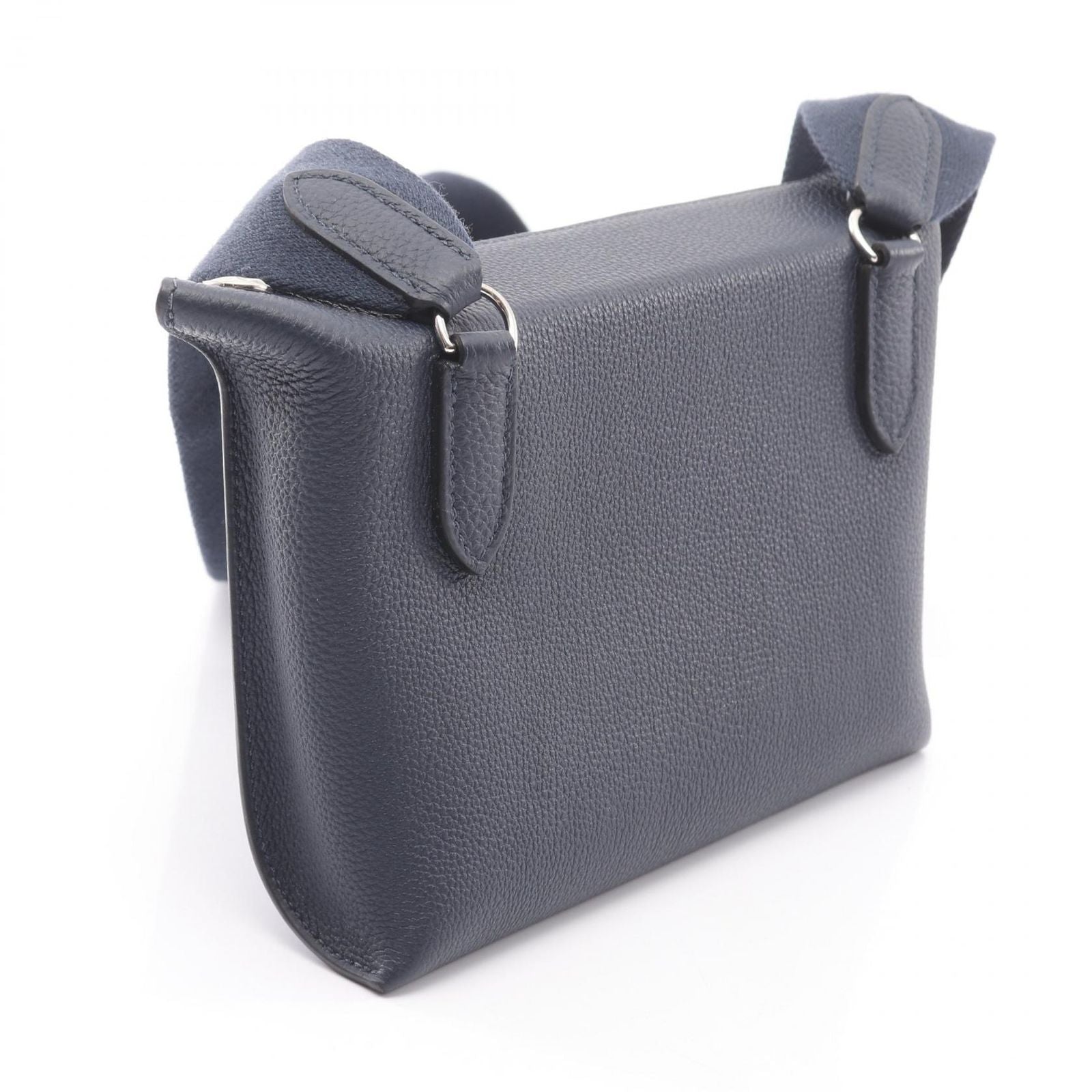 Hermes Shoulder Bag Vido Posh Blue Nuit Leather — view 2