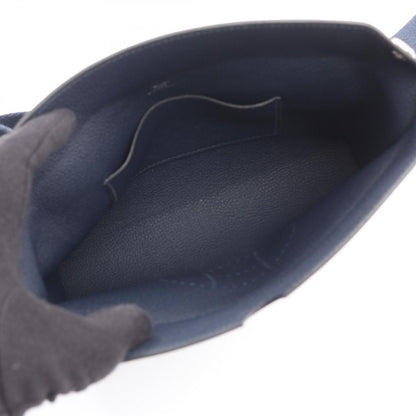 Hermes Shoulder Bag Vido Posh Blue Nuit Leather — view 3