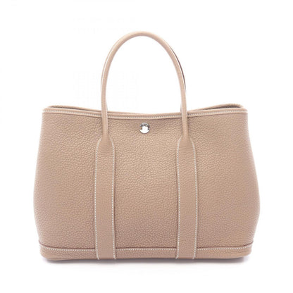 Hermes Tote Garden Party TPM Etoupe Leather