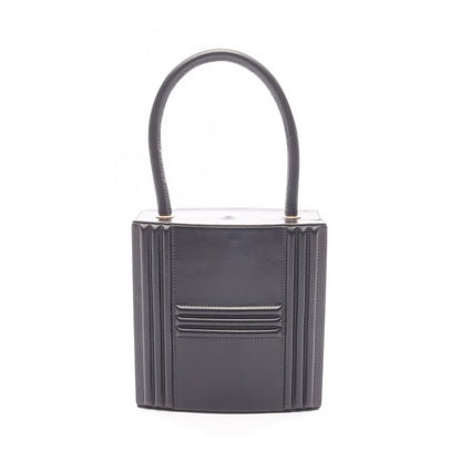 Hermes Handbag Cadena Kelly Black Calf