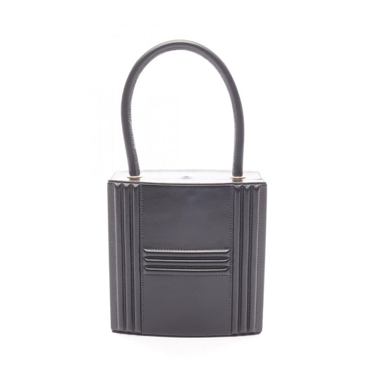 Hermes Handbag Cadena Kelly Black Calf