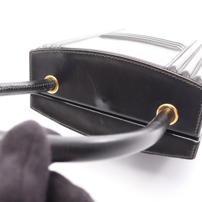 Hermes Handbag Cadena Kelly Black Calf — view 9