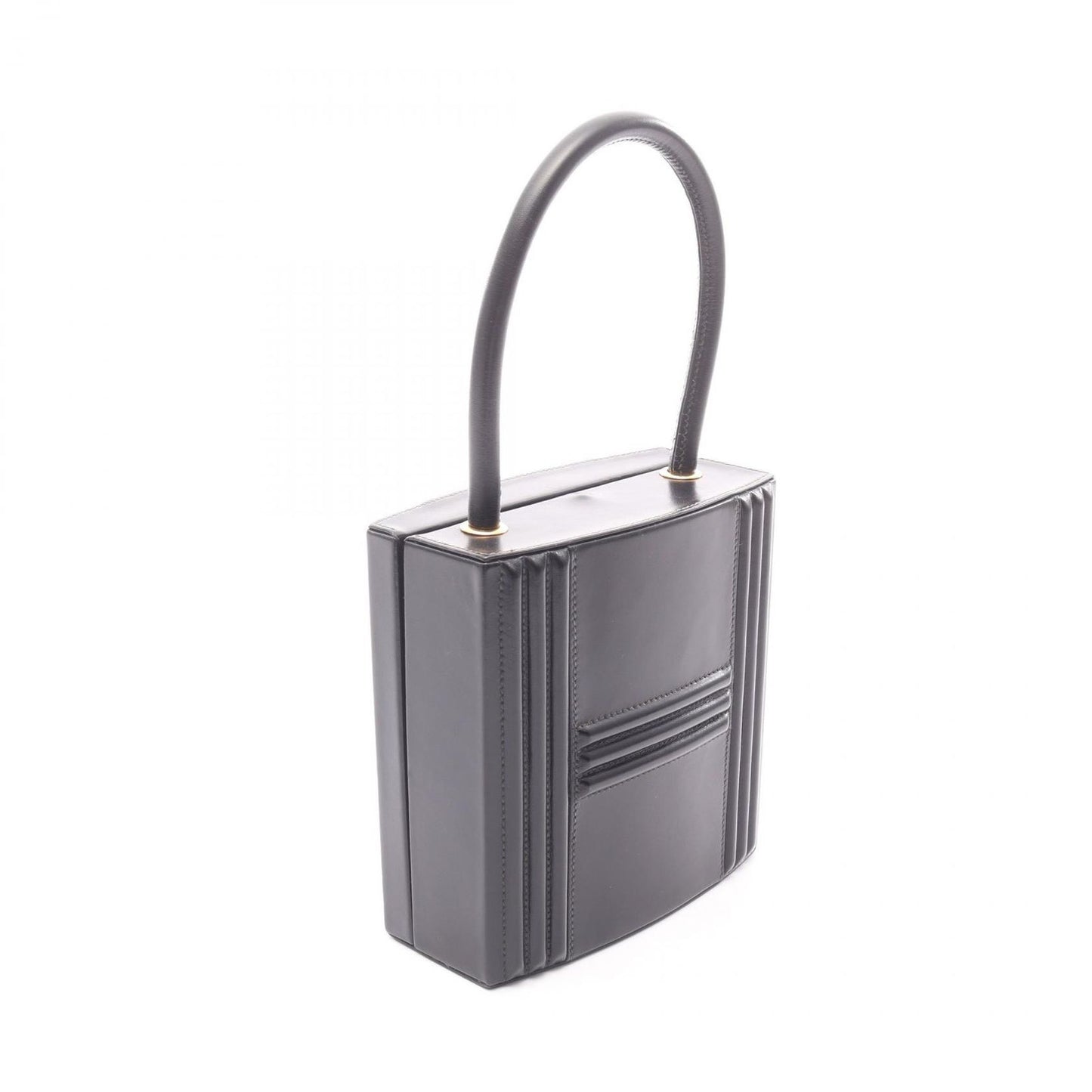 Hermes Handbag Cadena Kelly Black Calf — view 2