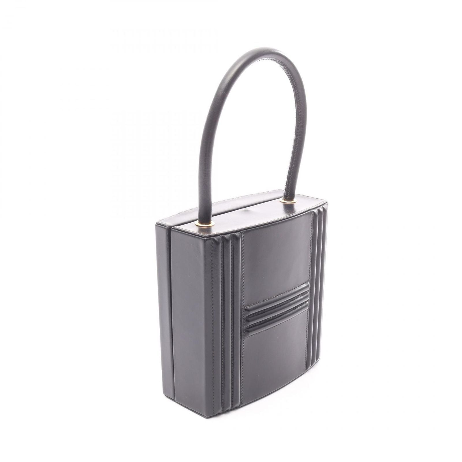 Hermes Handbag Cadena Kelly Black Calf — view 2