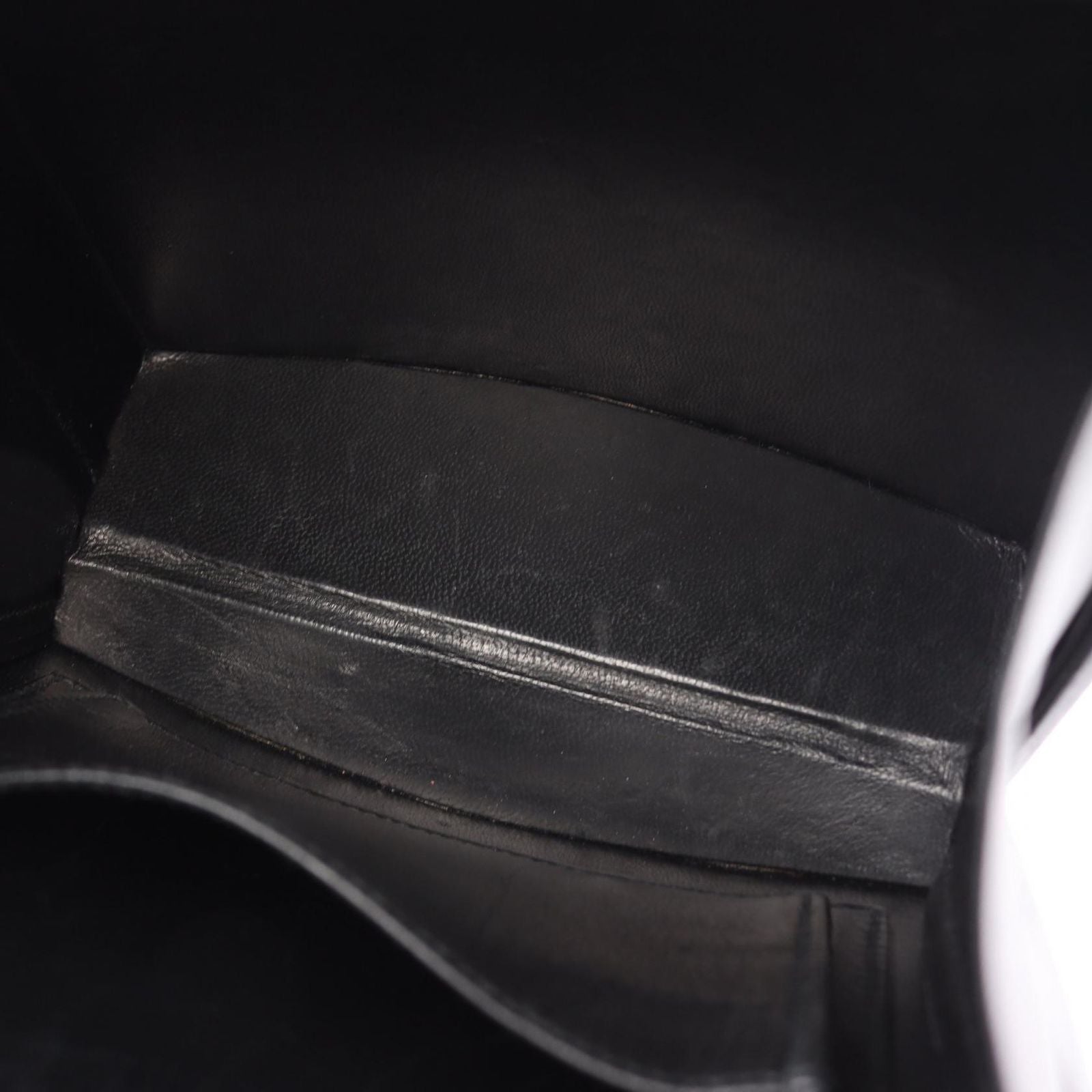 Hermes Handbag Cadena Kelly Black Calf — view 6