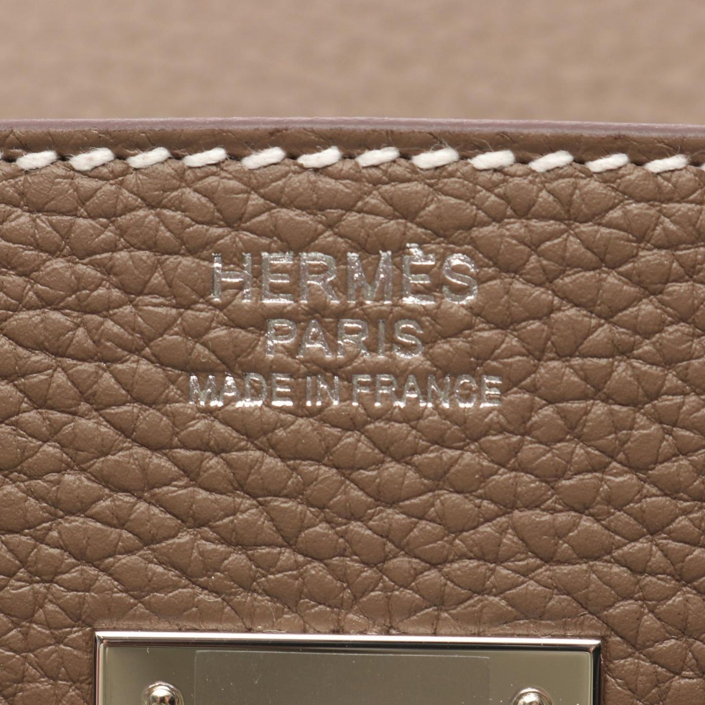 Hermes Handbag Birkin 30 Etoupe Leather — view 4