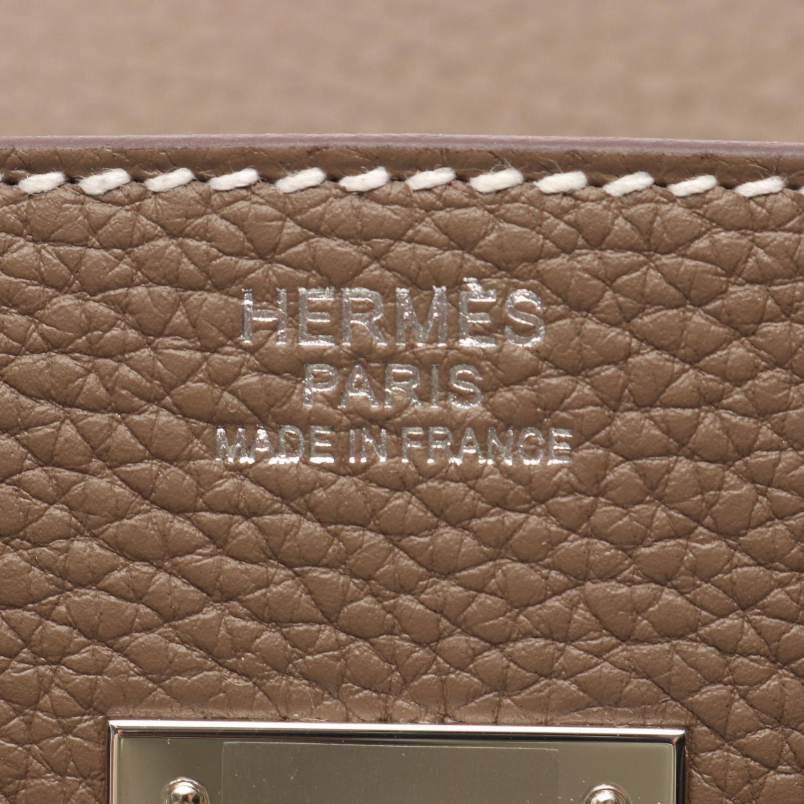 Hermes Handbag Birkin 30 Etoupe Leather — view 4