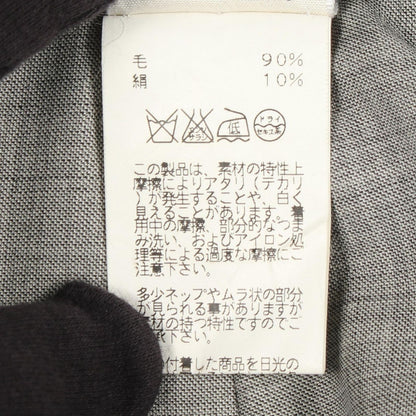 Hermes Skirt Box Pleated Wool Silk — view 4