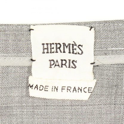 Hermes Skirt Box Pleated Wool Silk — view 3
