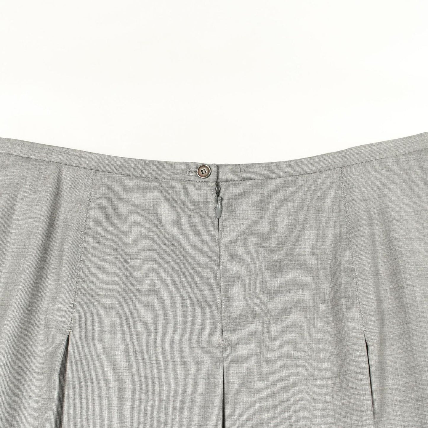 Hermes Skirt Box Pleated Wool Silk — view 5