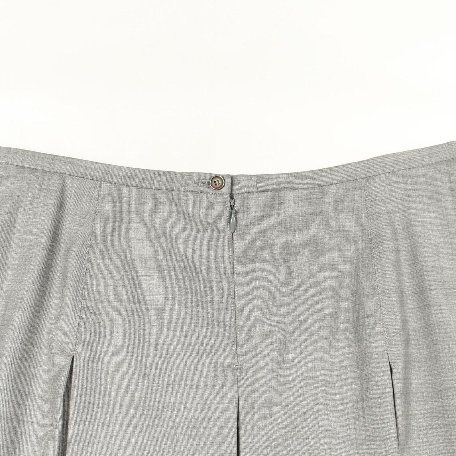 Hermes Skirt Box Pleated Wool Silk — view 5