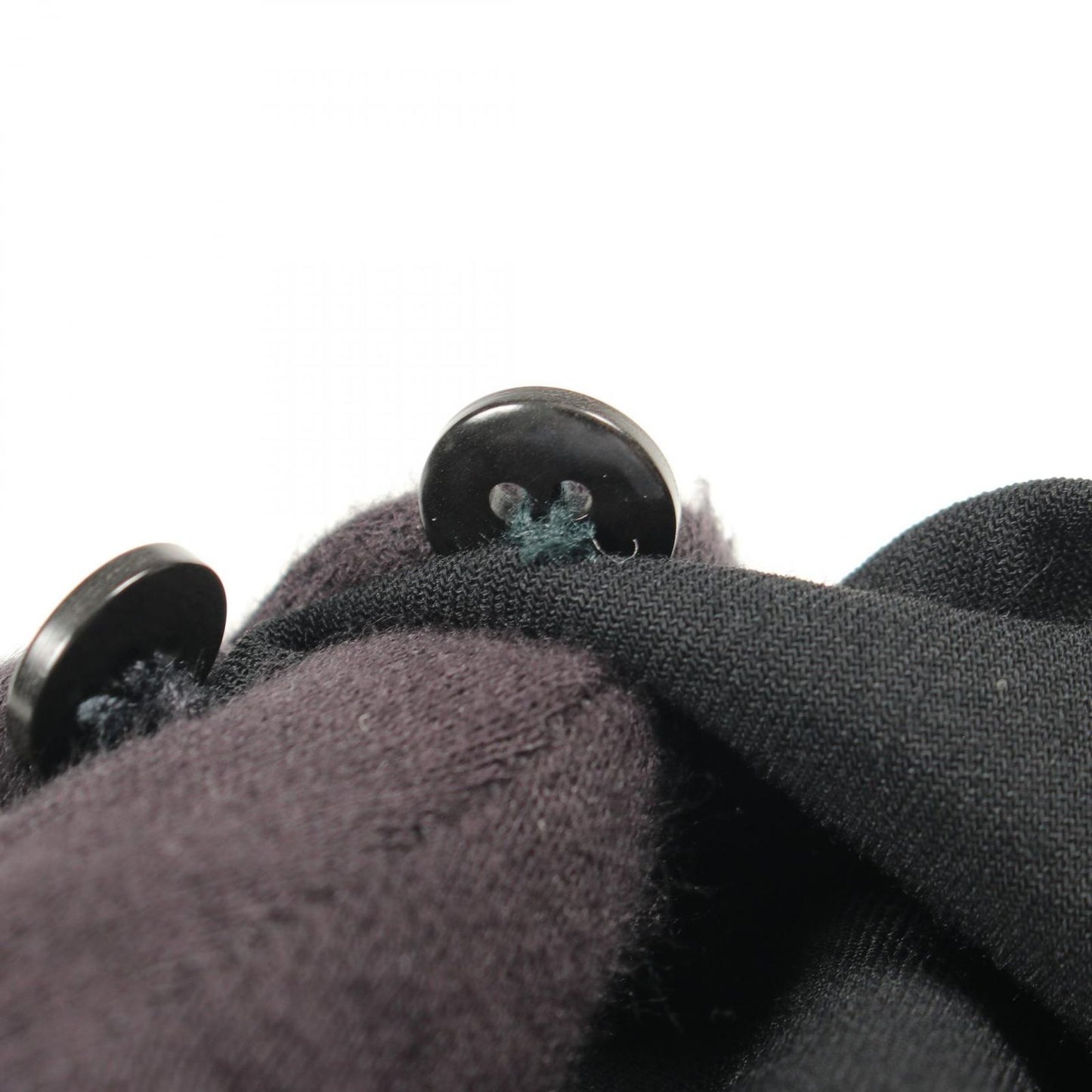 Hermes Skirt with Belt Black Wool Wrap Leather — view 8