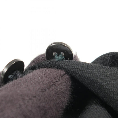 Hermes Skirt with Belt Black Wool Wrap Leather — view 8