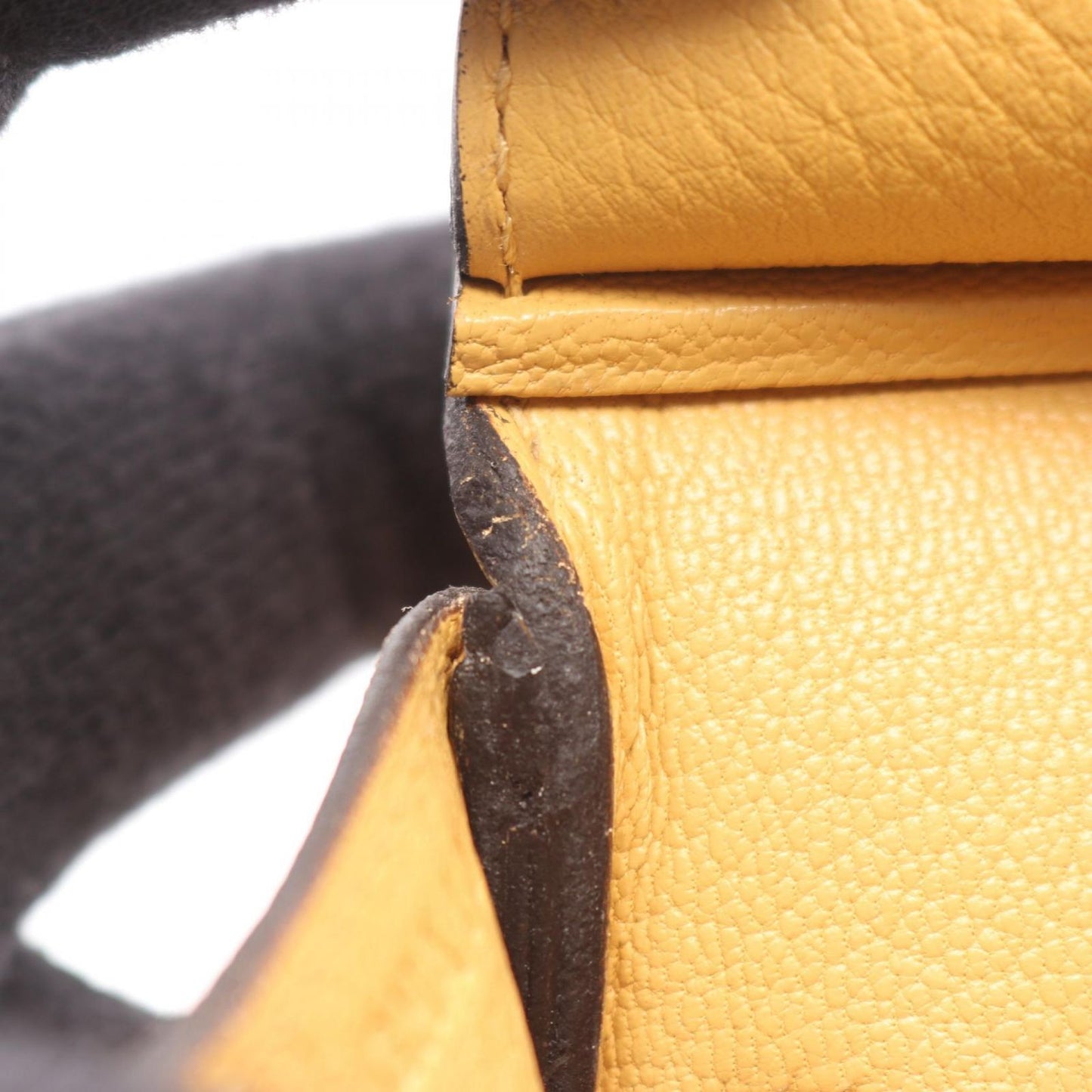 Hermes Handbag Birkin 25 Paille Leather — view 6