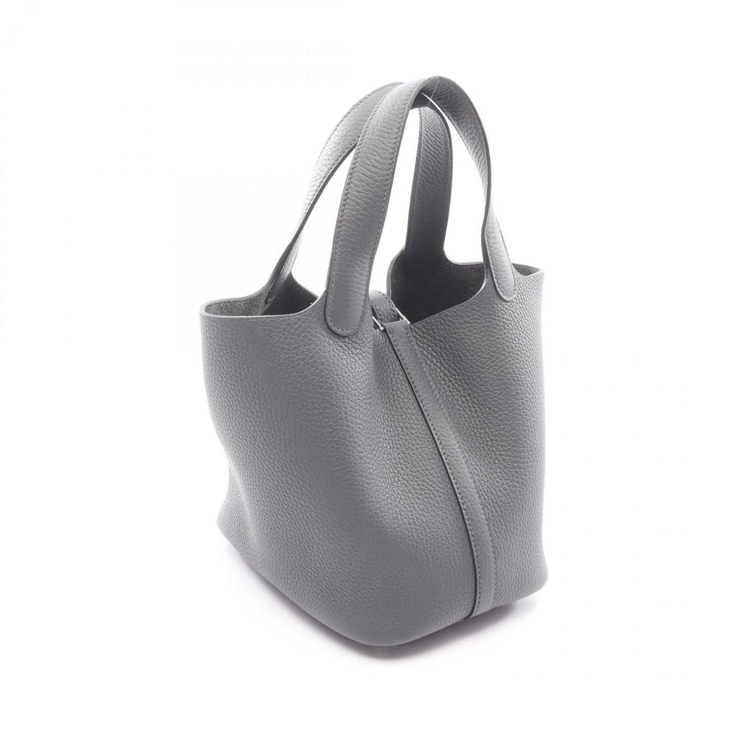 Hermes Handbag Picotin Lock PM Ardoise Leather — view 2