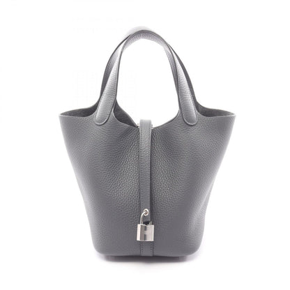 Hermes Handbag Picotin Lock PM Ardoise Leather