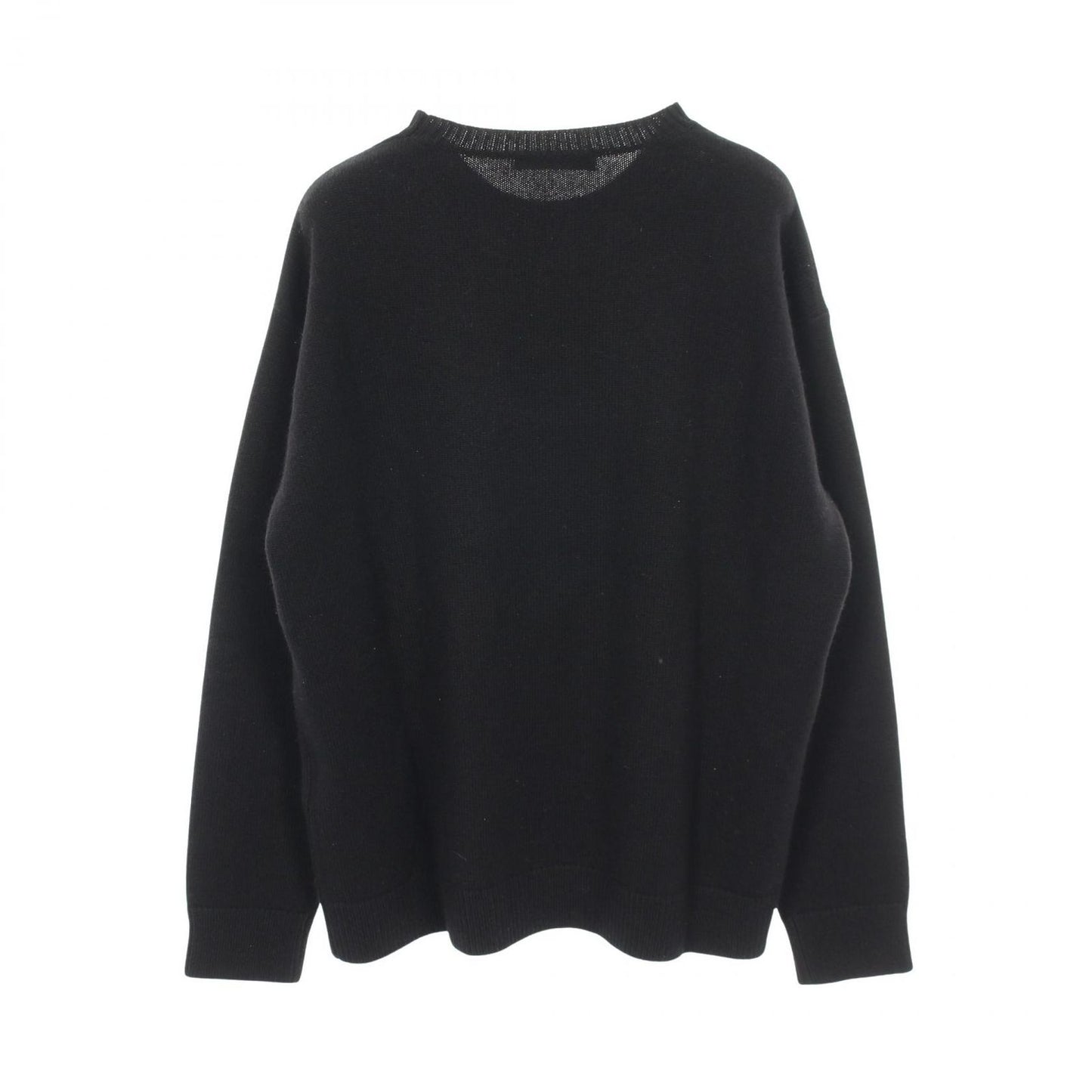 Max Mara S 'S Knit Kassel Crew Neck Logo Black Wool Cashmere Sweater — view 2