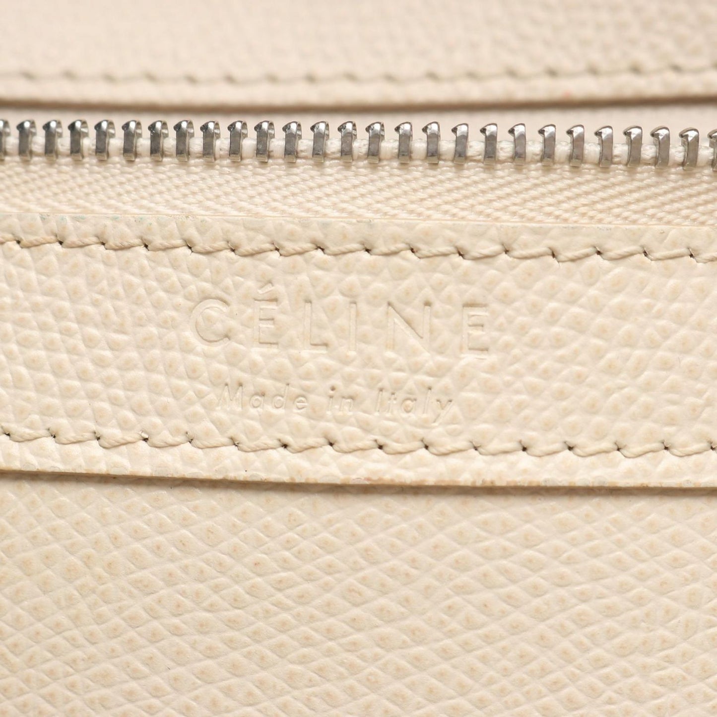 Celine Tote Vertical Small Cover 2-Way White Black Leather — view 4