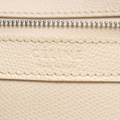 Celine Tote Vertical Small Cover 2-Way White Black Leather — view 4